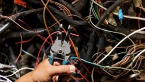 fiação desgastada fiação antiga gasta mais energia