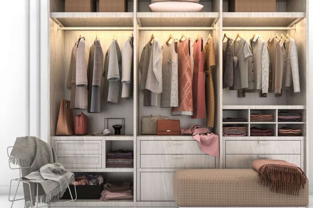 Ideias de Closet com Guarda Roupa: Transforme Seu Espaço com Estilo e Organização Closet com Guarda Roupa
