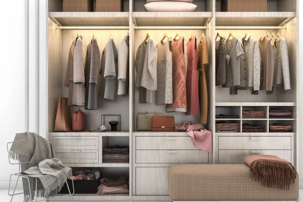 Closet com Guarda Roupa