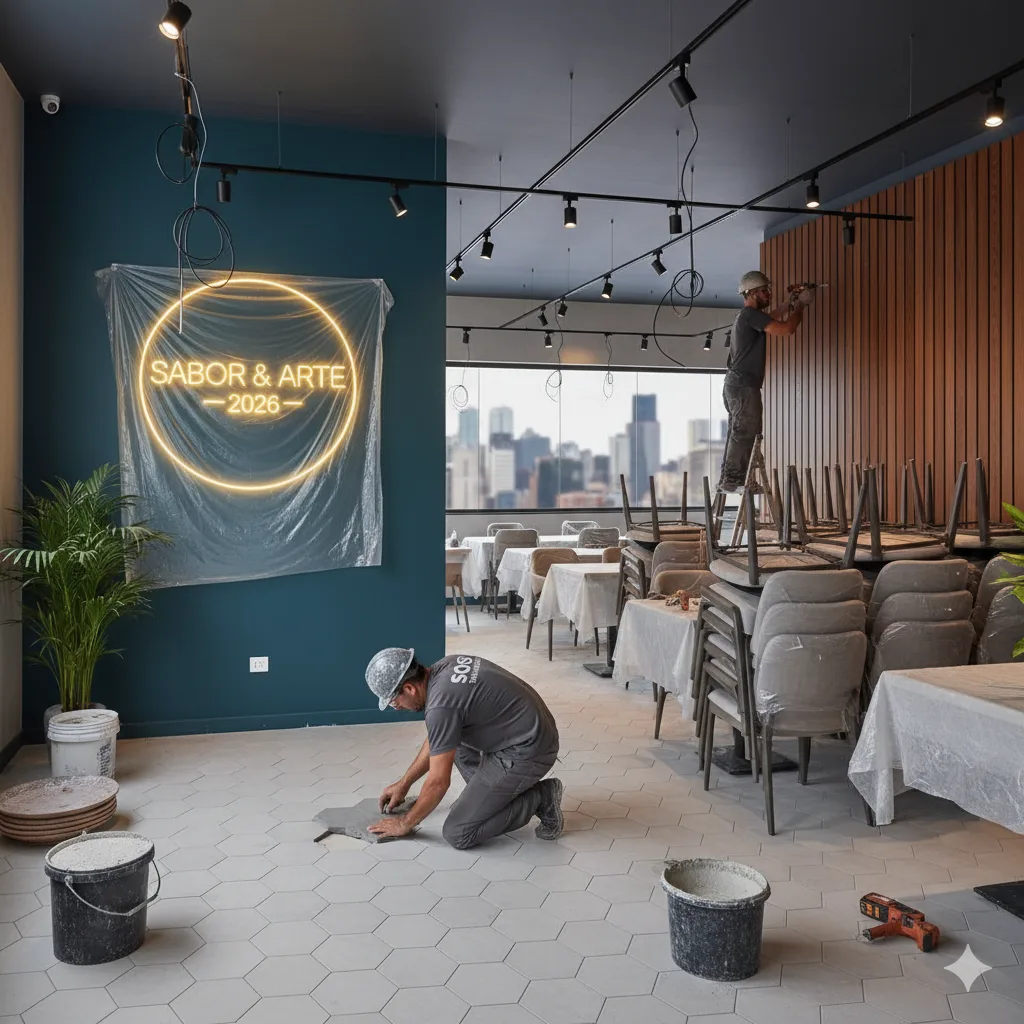 reformas em restaurante